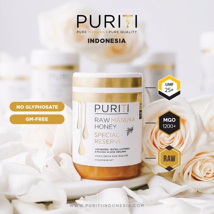 

Ready Puriti Raw Manuka Honey UMF 25+/MGO 1200+