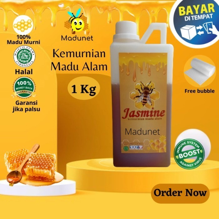 

Ready Madu Asli Murni Asli Hutan Asli 1kg Murn 100% Madu Jasmine Multiflora