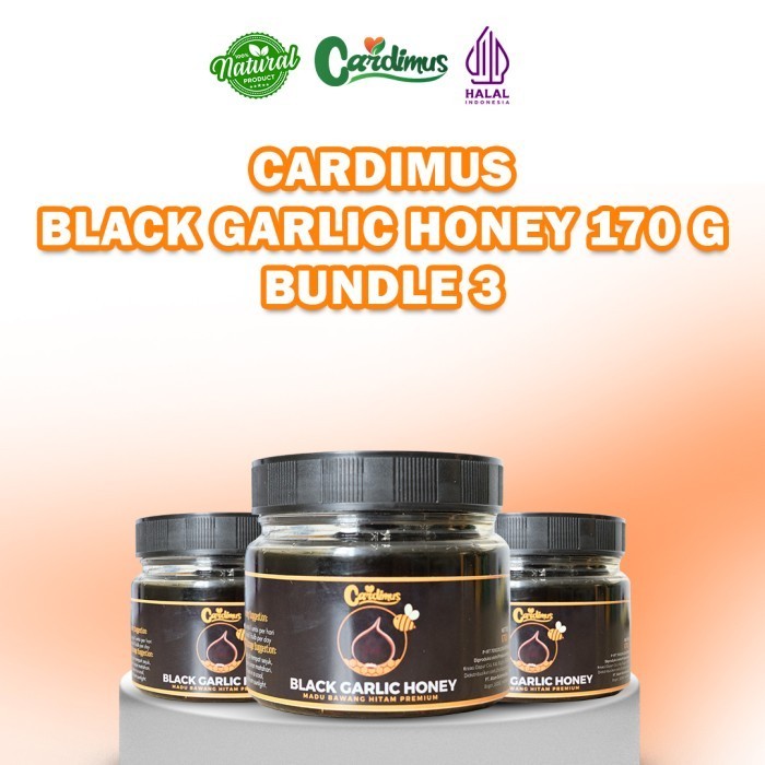 

Ready Cardimus Black Garlic Madu 170gr Bundle 3 Pcs