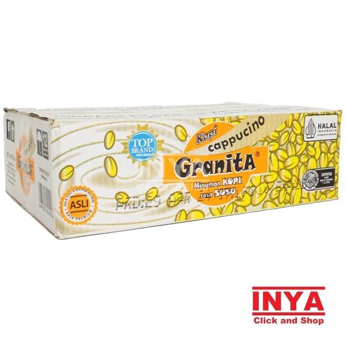 

Kopi Granita Cappucino 24x175ml - Minuman Kopi Rasa Susu - Soft drink