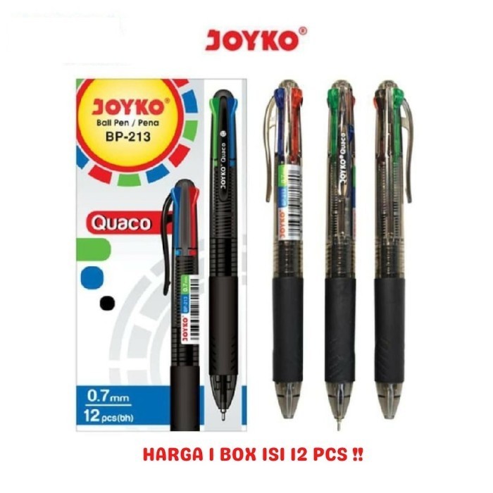

Ready Ball Pen / Pena Joyko BP-213 /Quaco / HARGA 1 BOX 12 PCS