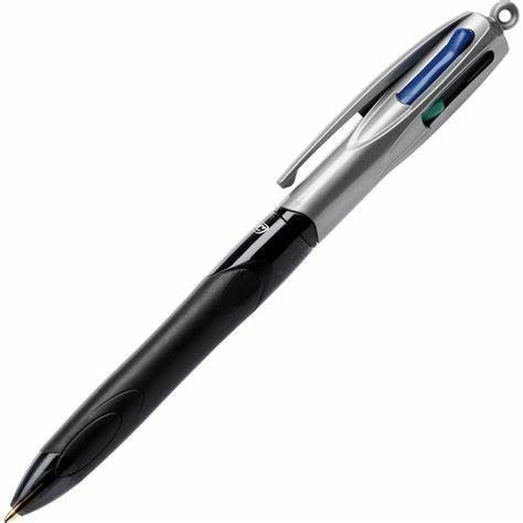 

Ready Bic Grip 1.0 mm 4 Color Ballpoint Pen