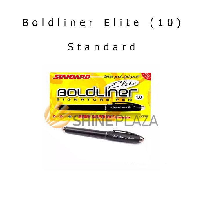 

Ready [FLASH SALE] Pulpen Standard Boldliner Elite