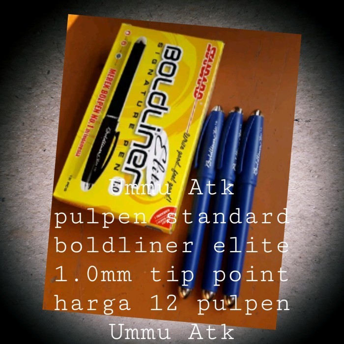 

Ready Standar. Pena Gel Boldliner Elite 1.0mm
