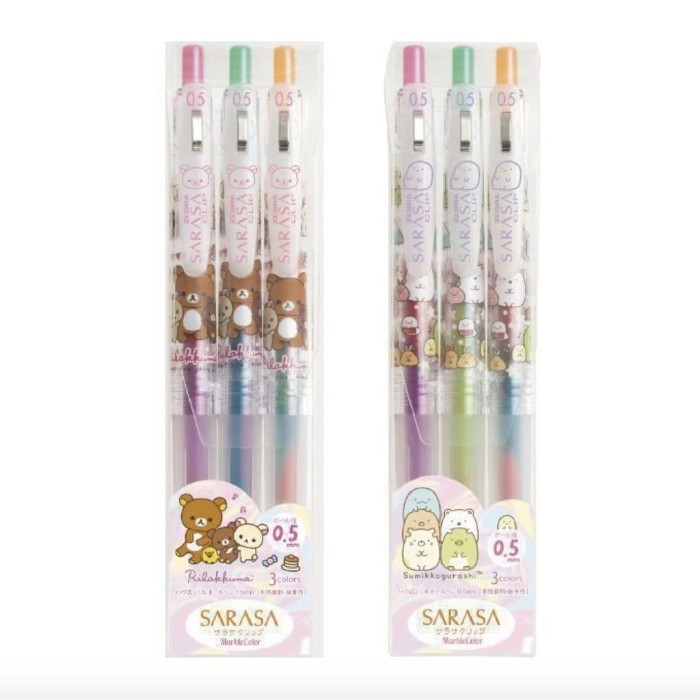 

Ready Pulpen Gel Sarasa Clip 0.5mm Marble isi 3