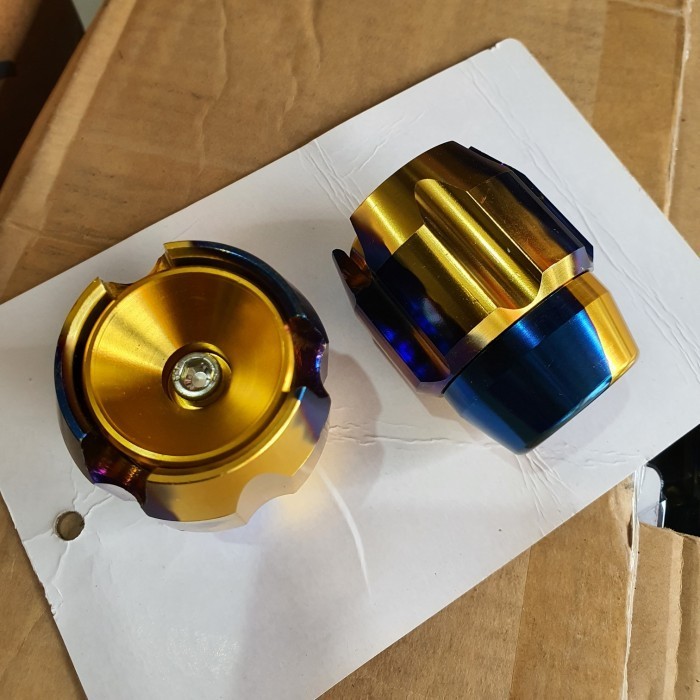 Jalu As Roda Depan 2Tone/Two Tone Ful Alm Besi Variasi Aksesoris Motor