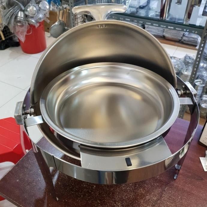 [Promo] Round Chafing Dish 6 Liter I Prasmanan Set I Suggo Roll Top - Bulat
