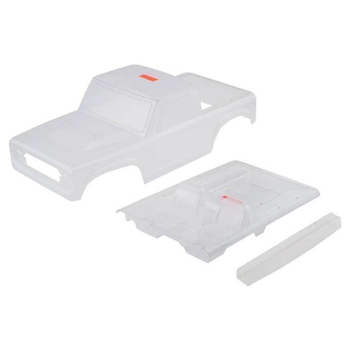 VANQUISH PRODUCTS ORIGIN HALFCAB CLEAR BODY SET (313MM)