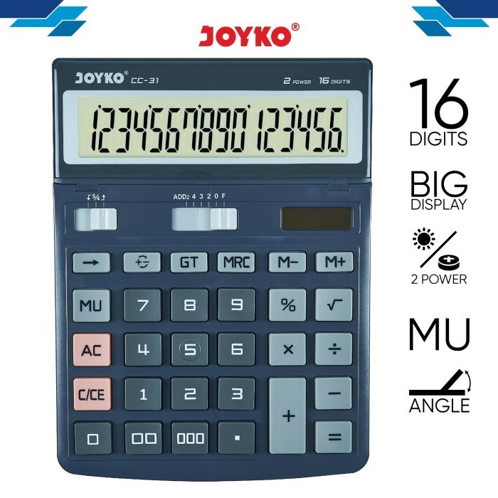 

Ready Calculator / Kalkulator Joyko CC-31 / 16 Digits