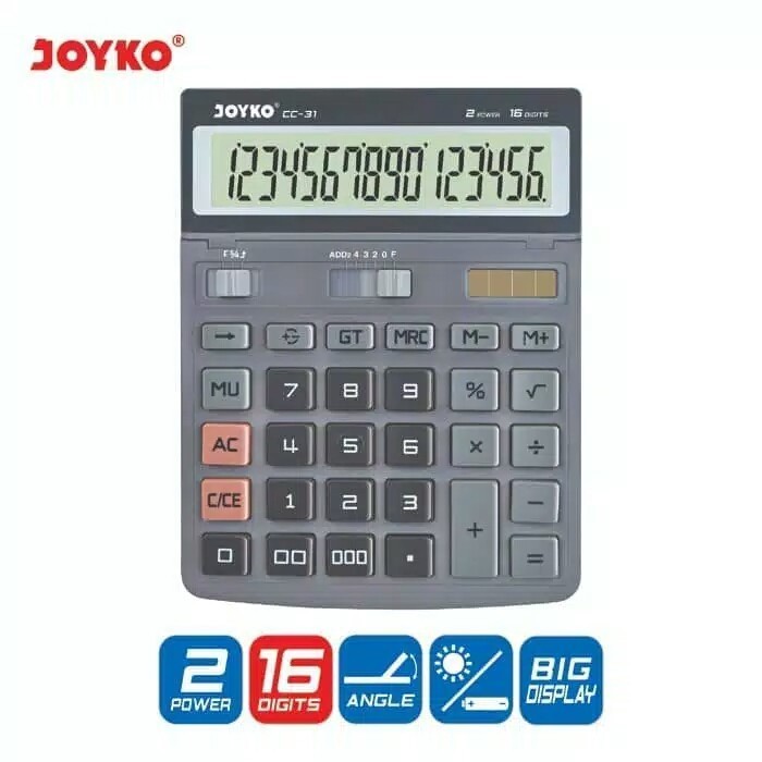 

Ready Calculator / Kalkulator Joyko CC-31 / 16 Digits