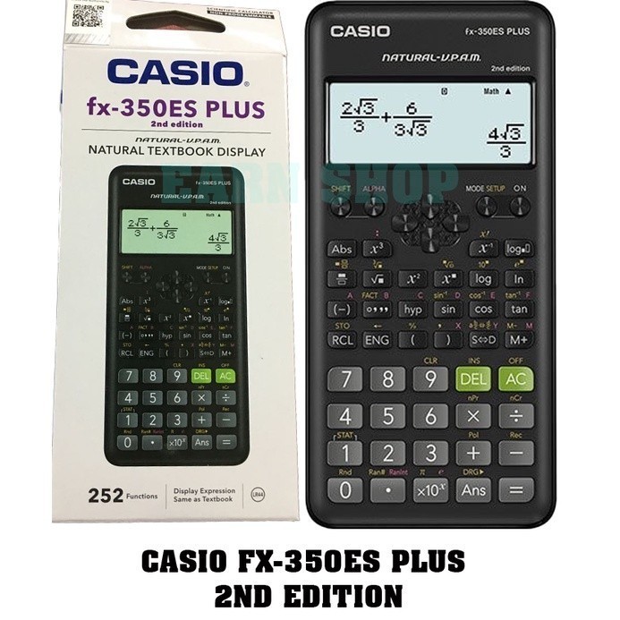 

Ready Casio Resmi Kalkulator Calculator Scientific Casio Fx-991ES-Plus 2nd edition Kalkulator Casio