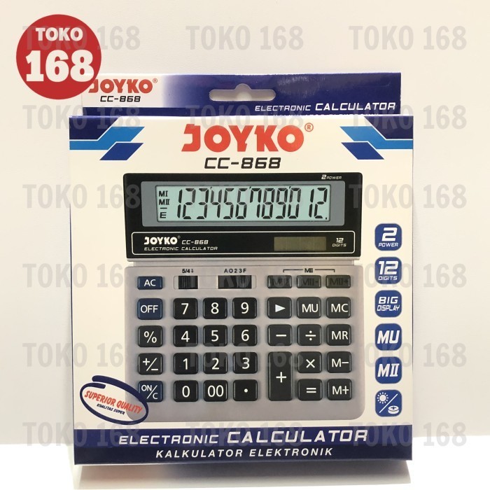 

Ready JOYKO Calculator/Kalkulator 12 Digit CC-868 (PCS)