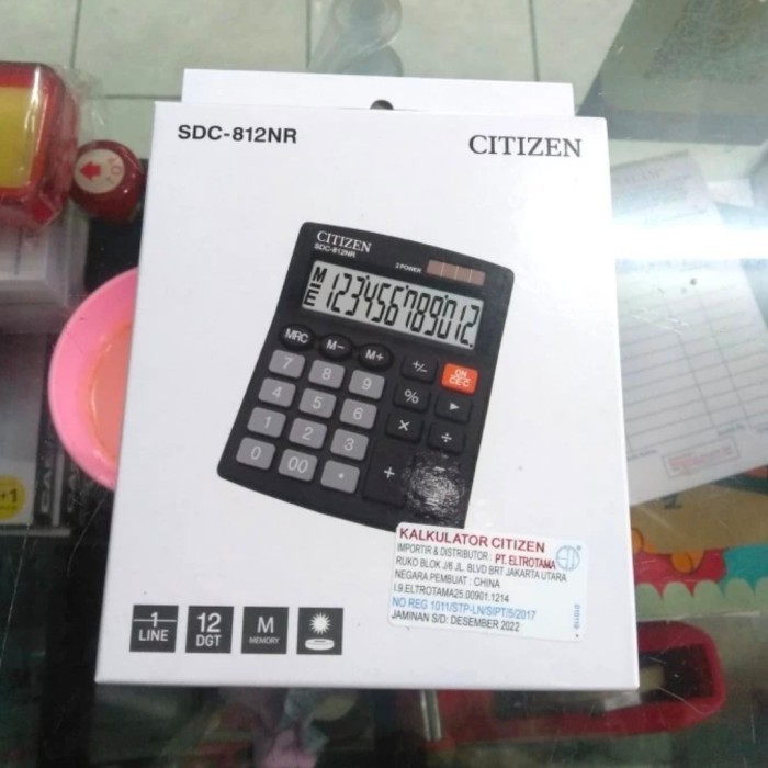 

Ready KALKULATOR CITIZEN SDC-812NR ORIGINAL