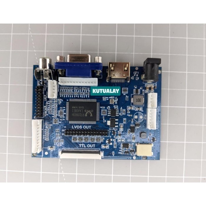 Board Lcd Ttl 50 Pin Lvds Hdmi Vga Av Murah