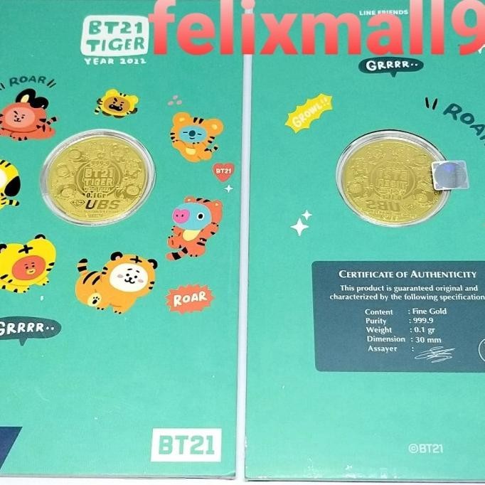

Best Produk Gift Series Ubs Amplop Bt21 Series 0.1 Gr