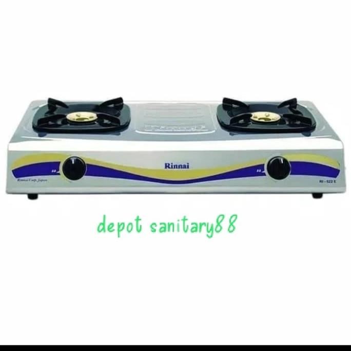 [Promo] Kompor Gas Portable Rinnai Ri 522 E/Kompor Gas Rinnai 2 Tungku