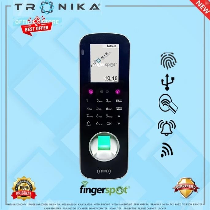 [Ready Stock] Mesin Absensi | Fingerspot Revo Wfv-234Nca | Original | Garansi Resmi