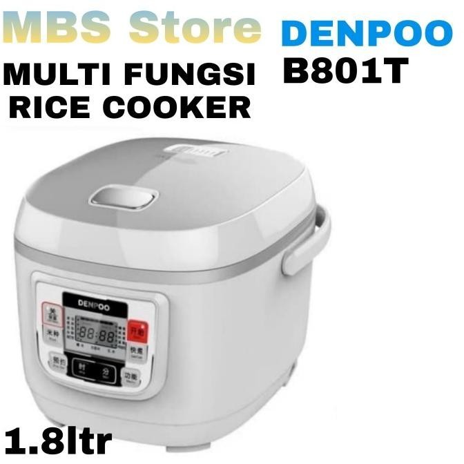 [New] Rice Cooker Multi Fungsi B801T 1.8 Liter Lcd Display