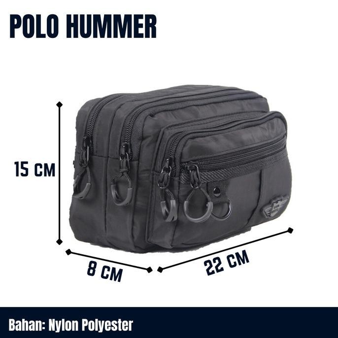 Tas Pinggang Import - Tas Selempang Pria Multifungsi - Polo HUMMER