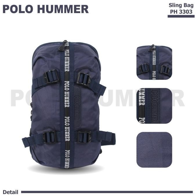 Tas Outdoor Pria Wanita - Sling Bag Tas Selempang Slempang Polo Hummer