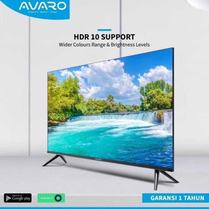 [Ready Stock] Avaro 32 Inch Smart Led Tv Hd - Android 11