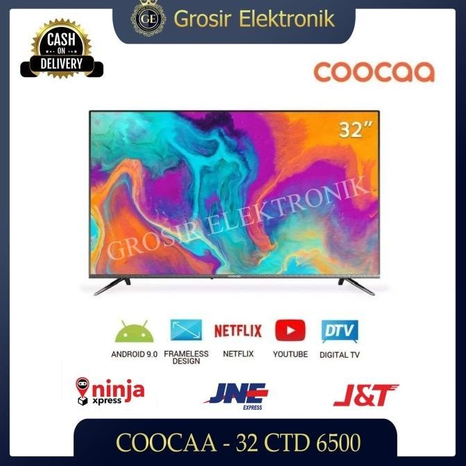[Baru] Coocaa Led Tv 32" Inch Android Tv Digital 32Ctd6500