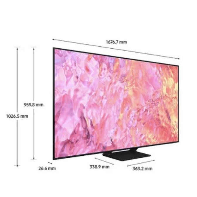 [Baru] Led Tv Samsung 75Q60C Qled Tv Uhd 4K Smart Tv Quantum Dot 75 Inch