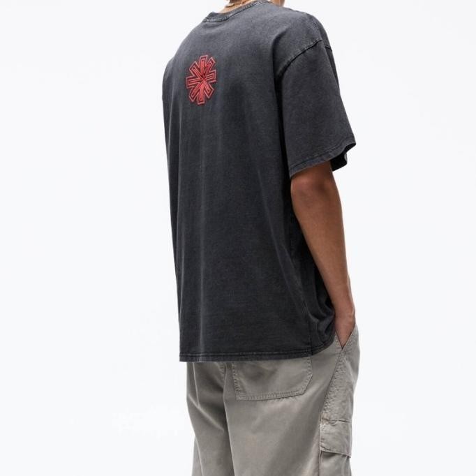 [Garansi] Kaos Pull And Bear Red Hot Chili Peppers Original Store - Black Wash