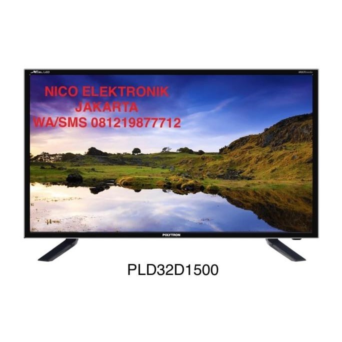 [Garansi] Polytron Pld-32D1500 Xcel Led Tv 32-Inch