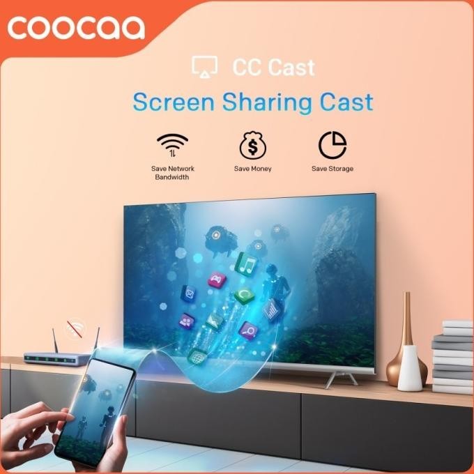 [Promo] Coocaa 40S3U 40 Inch Smart Led Tv Digital Bezel Less Smart Tv 40S3 U