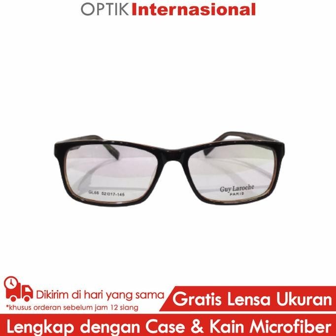 [New] Guy Laroche Gl66 Frame Kacamata Branded Original Gratis Lensa Minus