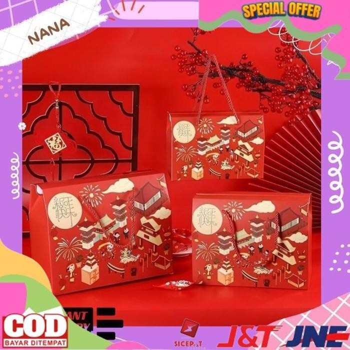 

NEW ARRIVAL KOTAK TENTENG IMLEK SINCIA BARONGSAI/BOX JAR LION DANCE CNYB-110