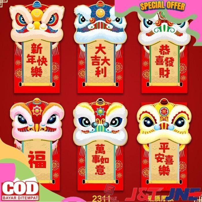 

SALE DELUNASHOP ANGPAO IMLEK 3D BARONGSAI PREMI / ANGPAO TAHUN NAGA 2024 HONG BAO AMPLOP IMLEK TAHUN BARU