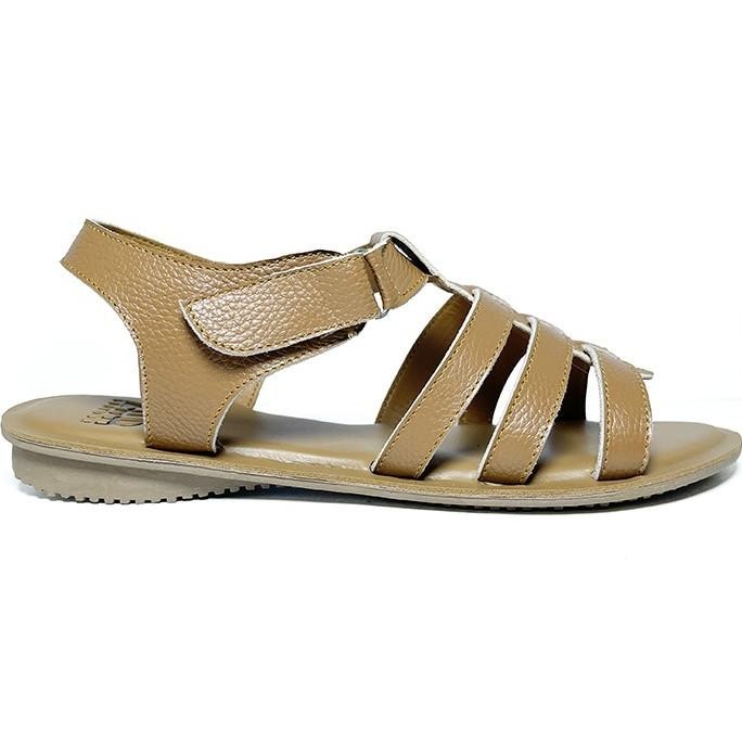 Sandal Kulit Wanita Zhr Teplek Gurita/ Gladiator Kulit Sapi Asli Garut