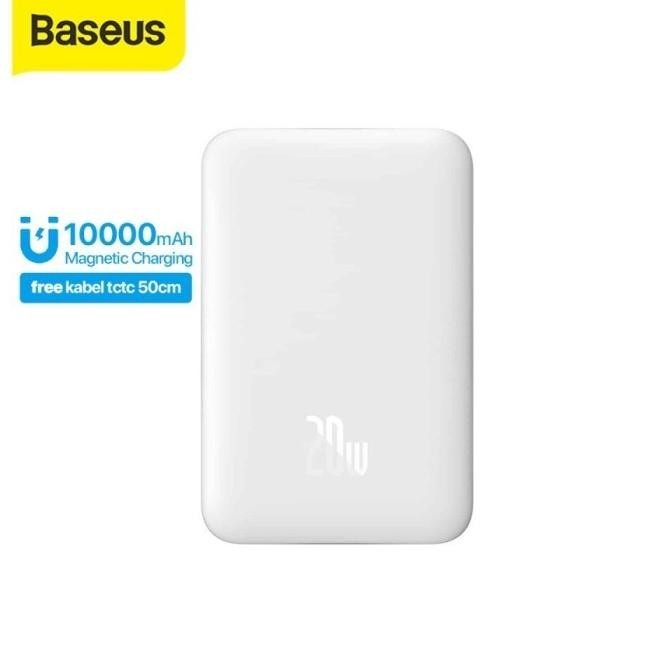 Baseus Powerbank Magsafe 10000Mah Wireless Magnetic 20W Fast Charging