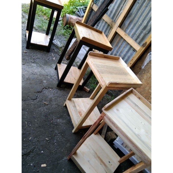 Gra Meja Rak Galon Dispenser /Meja Guci Magiccom Air Minum Kayu