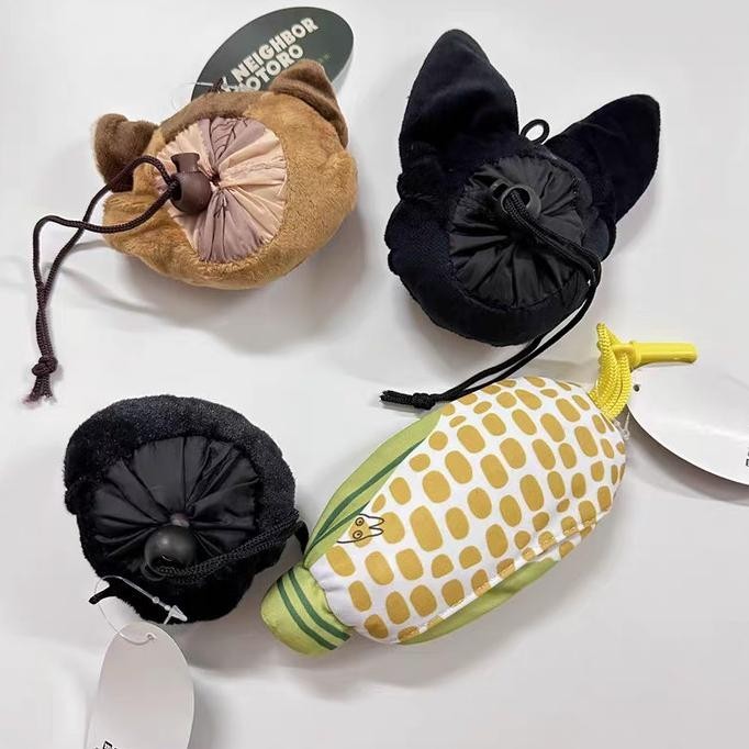 GHIBLI Totoro Corn Jagung Studio Shopping Tote Bag Tas Belanja ORI NS