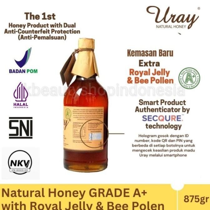 

[BPOM] Madu Uray Natural Honey 875gr - Madu Murni - Madu Hutan Asli AS99