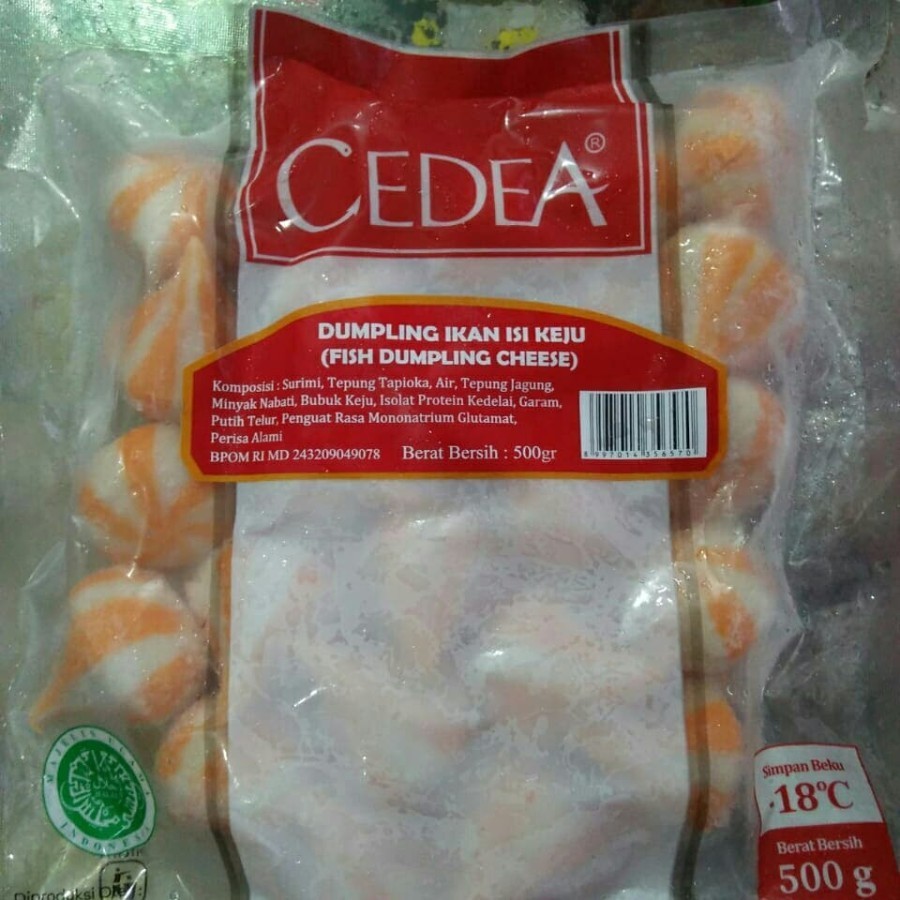 

Cedea Fish Dumpling Cheese 500 Gr
