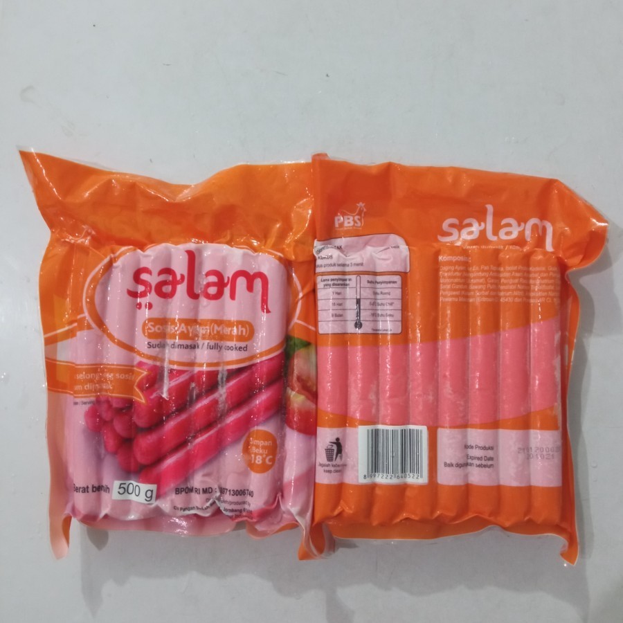 

salam sosis merah 500 gr