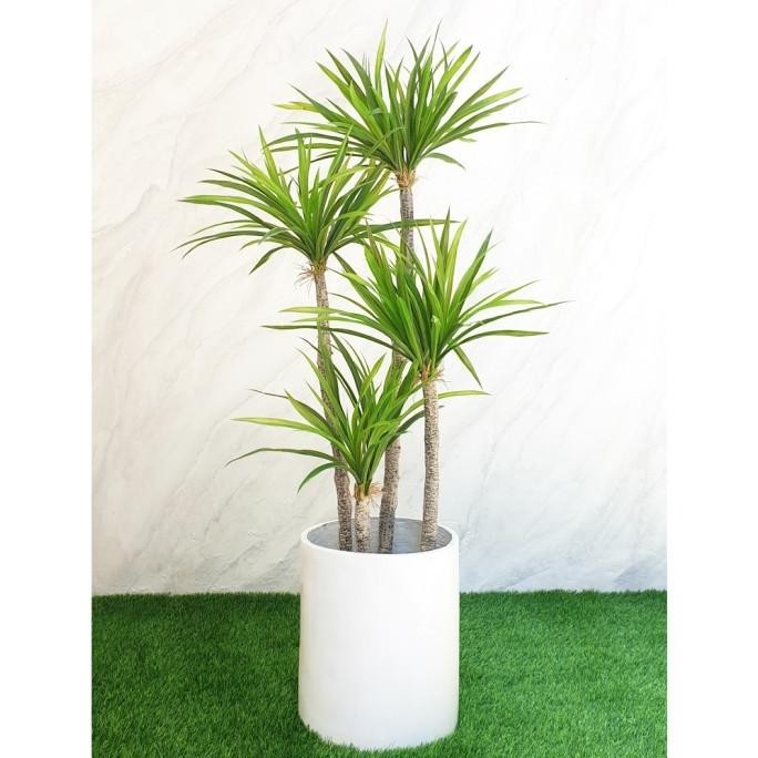 Pohon artificial pandan bali cabang 4 + pot