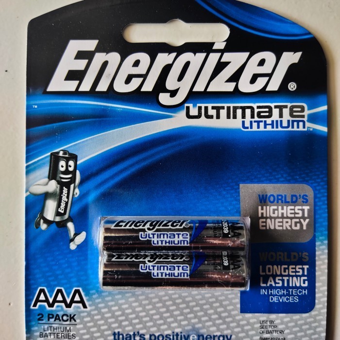 Baterai Ultimate Lithium Aaa Energizer 2 Pc