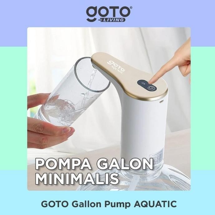 Goto Aquatic Pompa Galon Elektrik Dispenser Air Minum Pump Charge USB