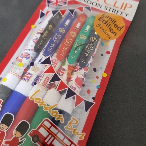 

TERBARU - Zebra Sarasa Clip London Street Set (5 Pens)