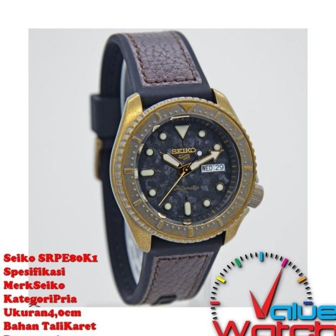 [Ready] Seiko Srpe80K1 Orignal - New Jam Tangan Pria