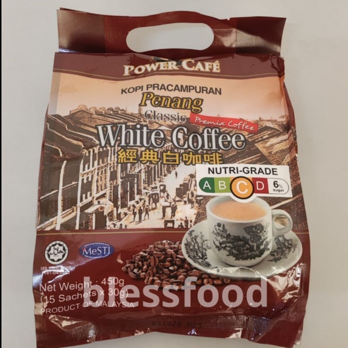 

(IMPOR) Power Cafe - White Coffee Classic 15 x 30g Kopi Classic Origin K02