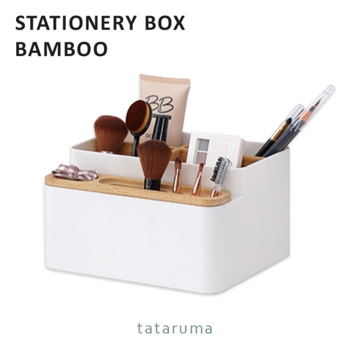 

KYODA - STATIONERY BOX BAMBU TEMPAT ALAT TULIS KOTAK PENYIMPANAN