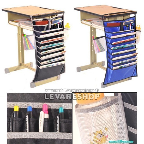 

HANGING TABLE DESK ORGANIZER RAK GANTUNG MEJA BELAJAR KANTOR BUKU