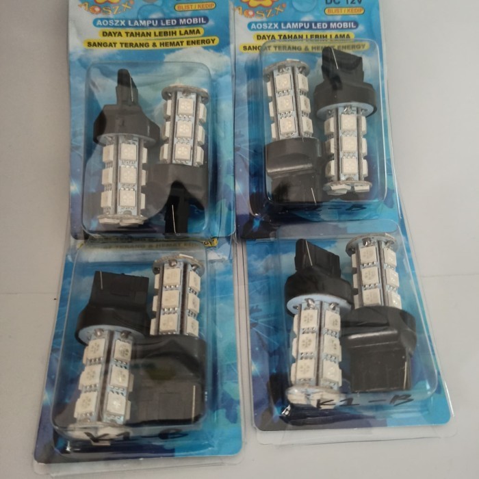 Lampu Led Sein Engkel / Lampu Led Tusuk T20 12V K1 Flash Biru Promo