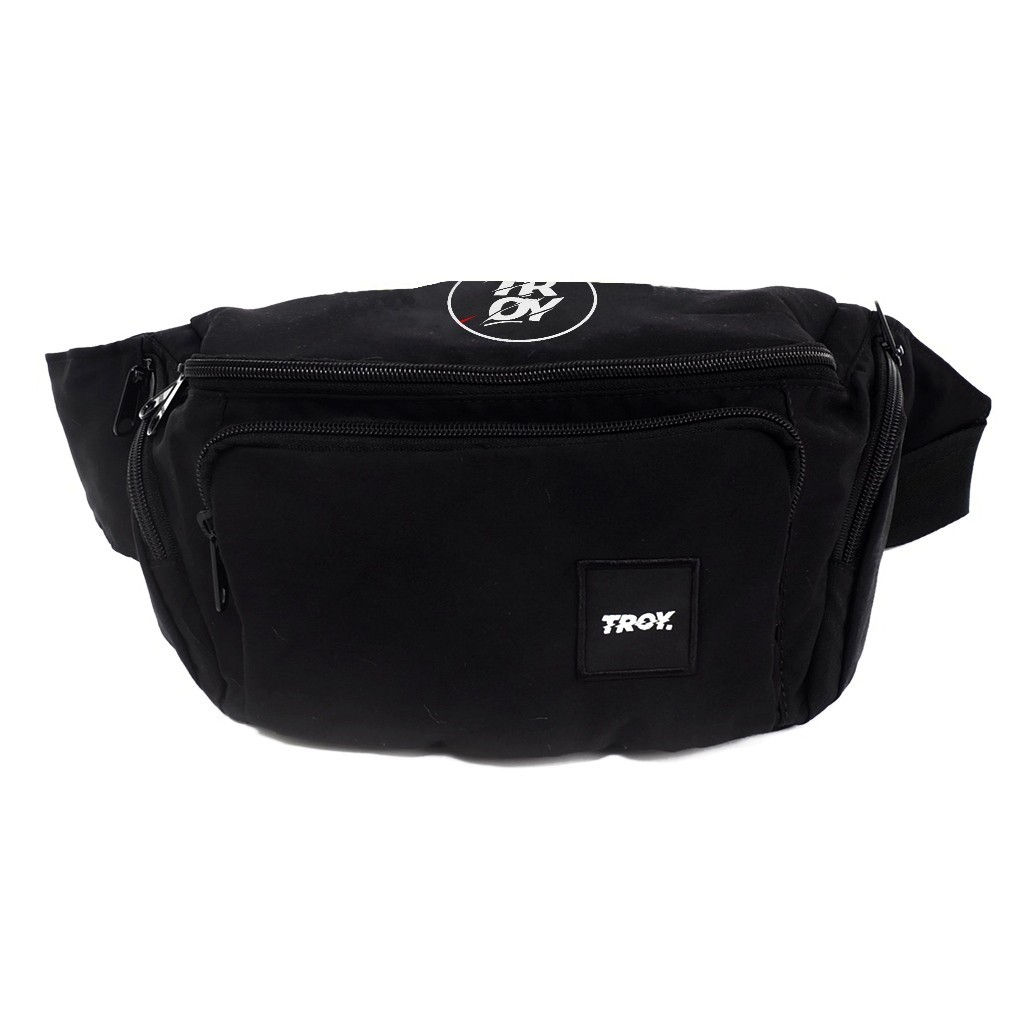 Troy Company Waistbag Tas Selempang Pinggang Hitam Cercle WB 2541